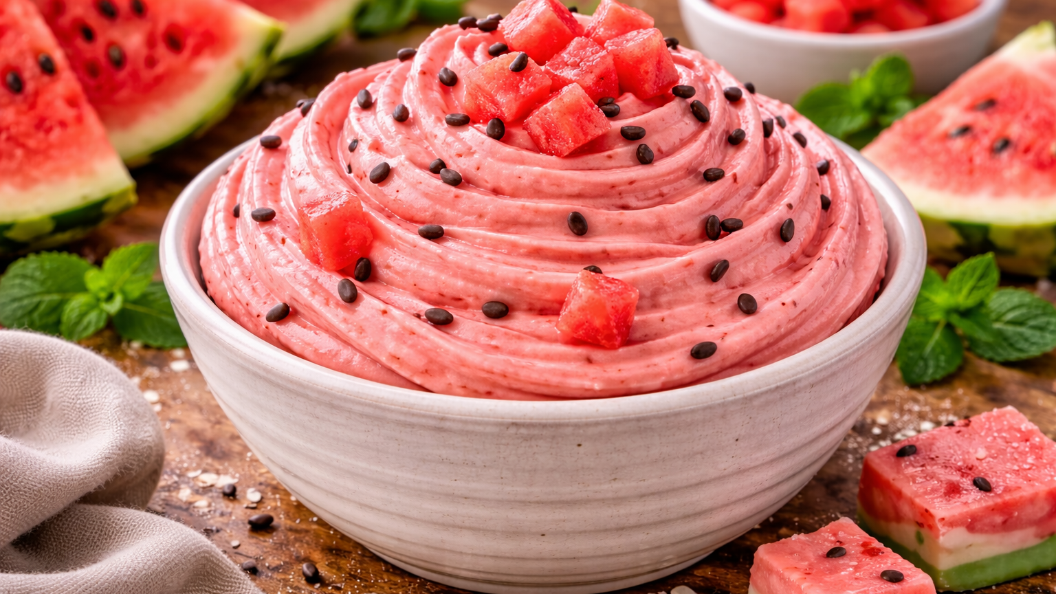 Watermelon Buttercream Frosting