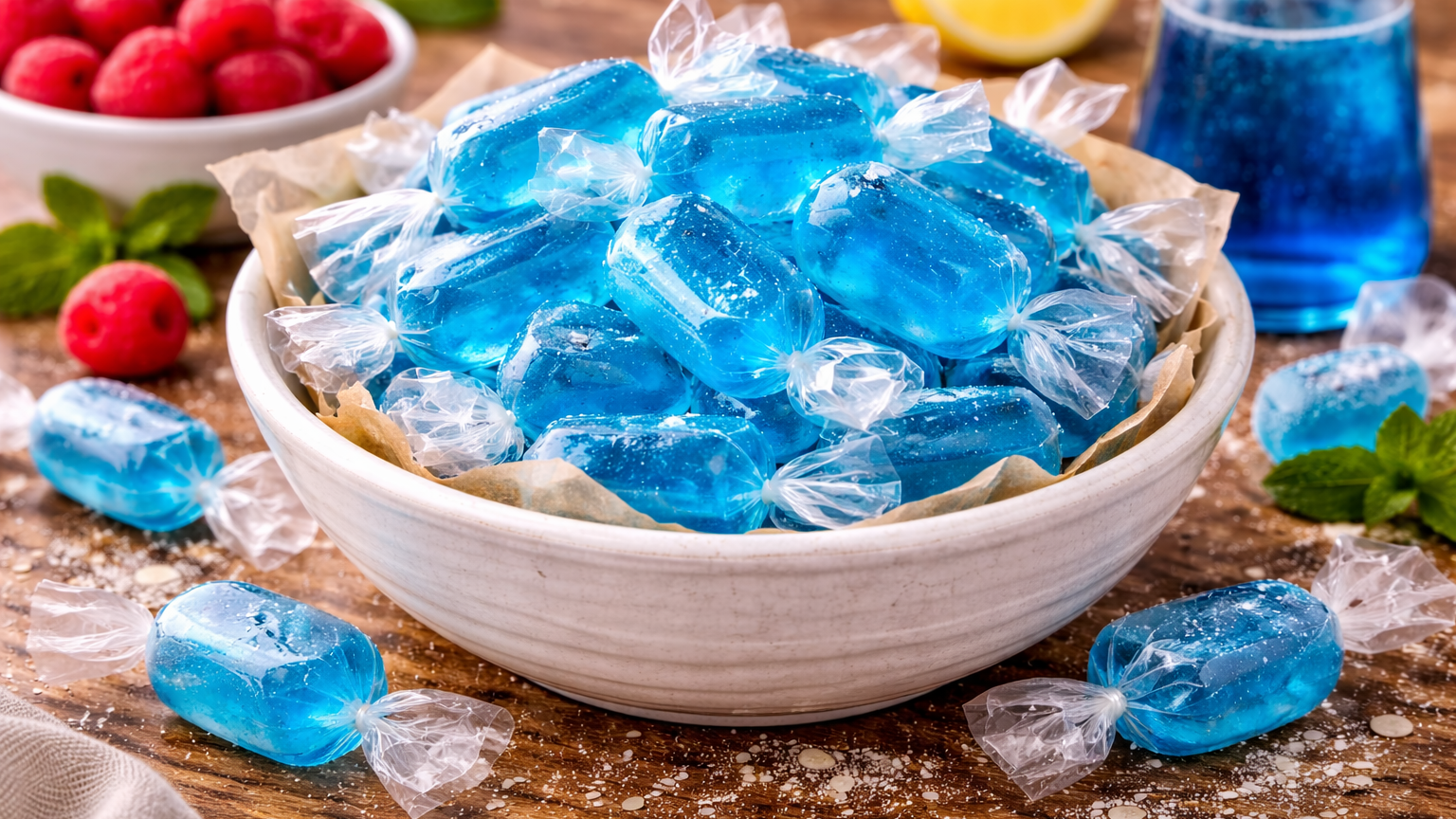 Homemade Blue Raspberry Hard Candy Recipe