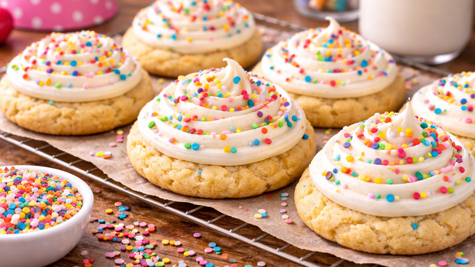 Easy Birthday Cake Cookies Using Extract