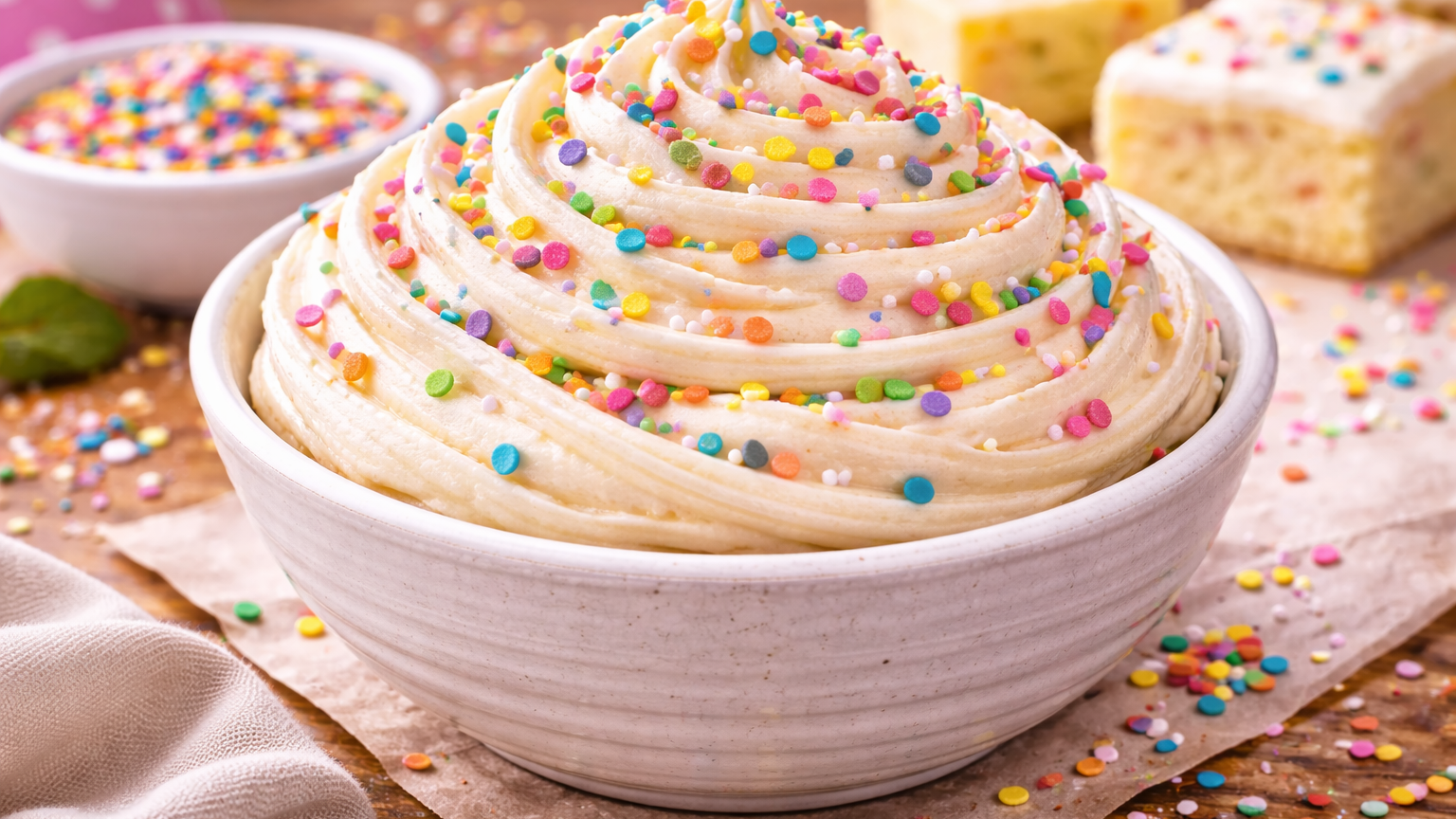 Birthday Cake Batter Frosting Recipe
