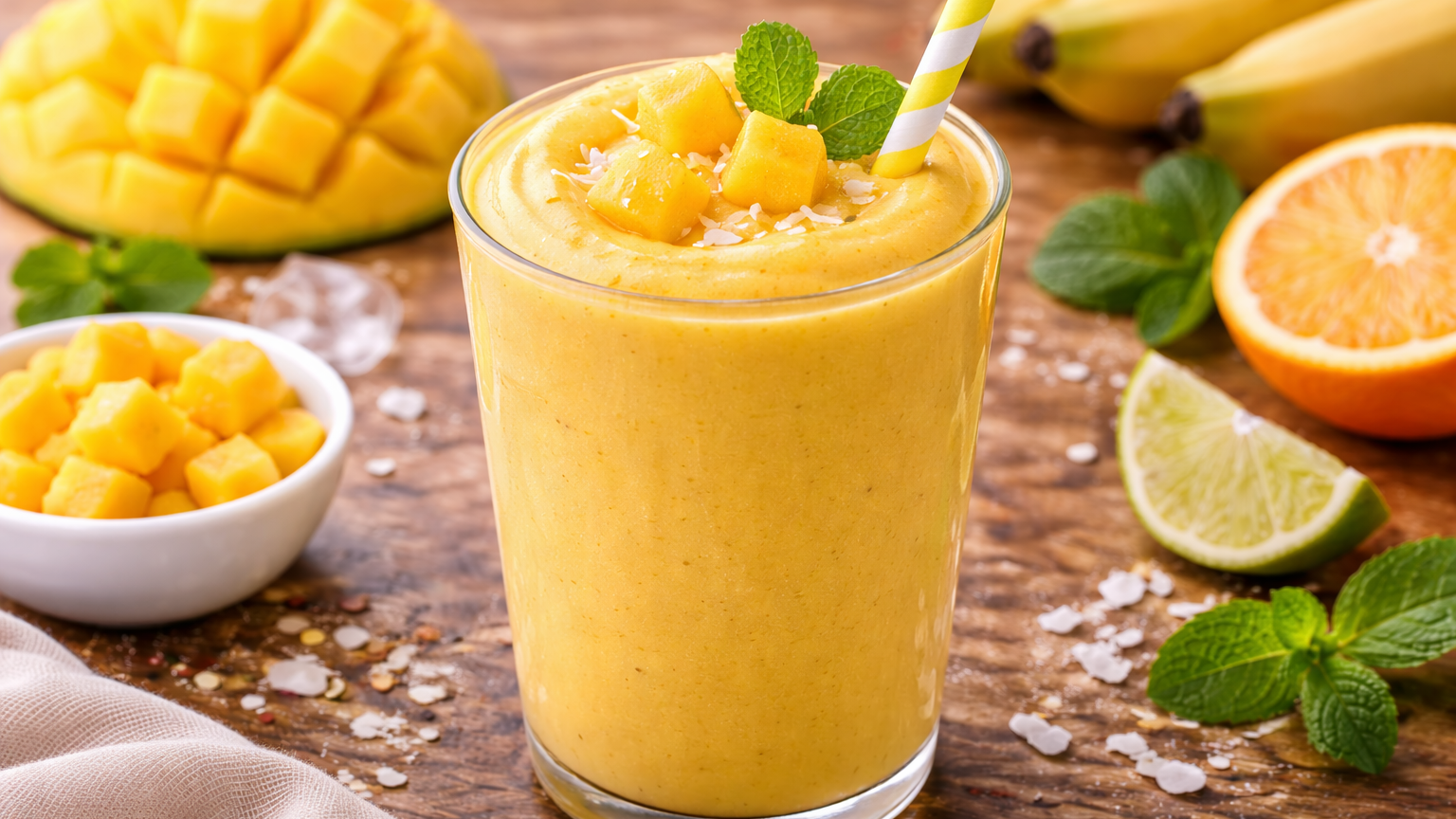 Mango Smoothie Recipe Using Real Extract