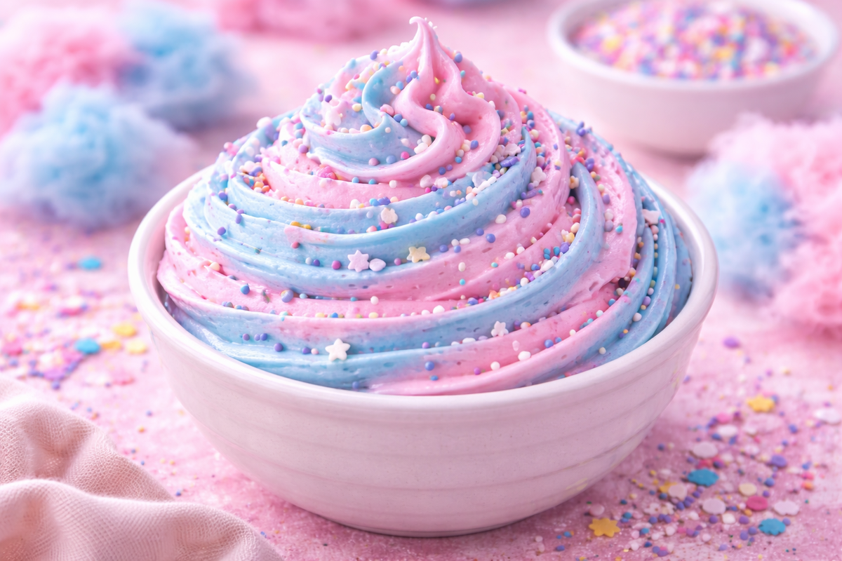 Cotton Candy Frosting Recipe (Fair-Style Flavor)