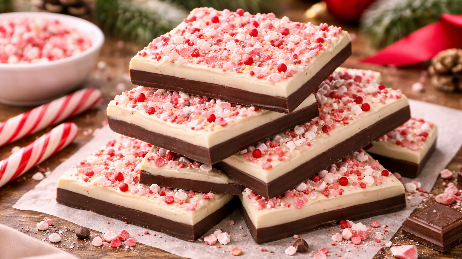 Easy Peppermint Bark Recipe for the Holidays