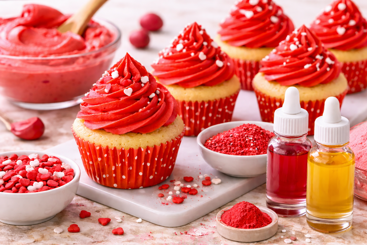 Kid-Safe Red Frosting with Natural Food Coloring