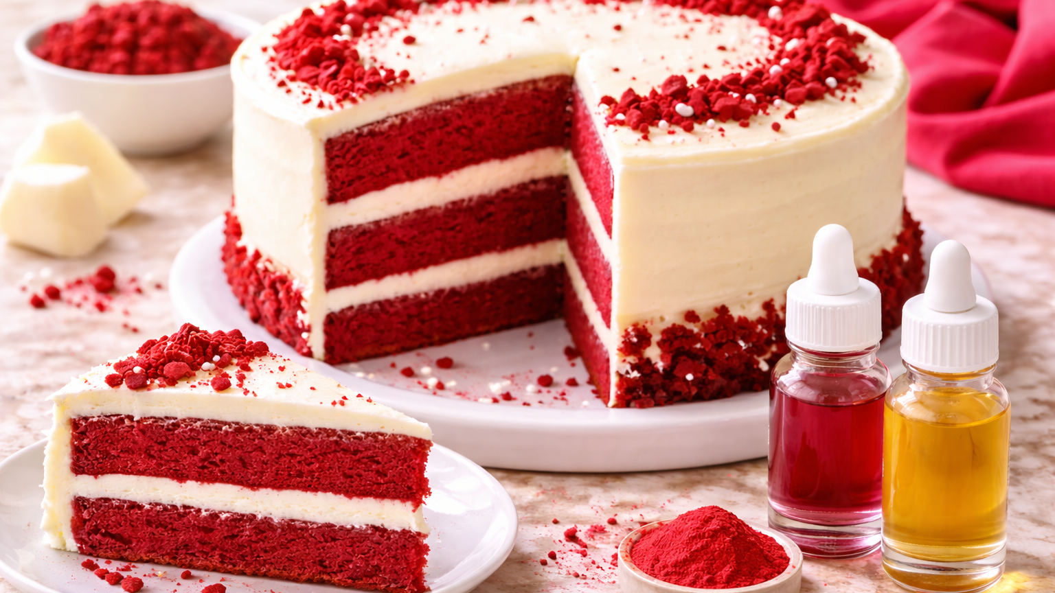 Red Velvet Cake Recipe Using Natural Food Dye