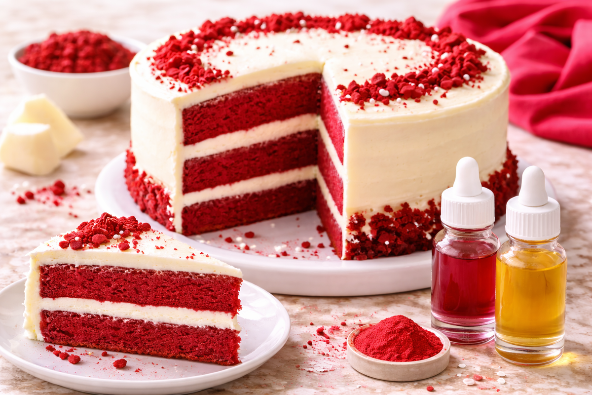 Red Velvet Cake Recipe Using Natural Food Dye