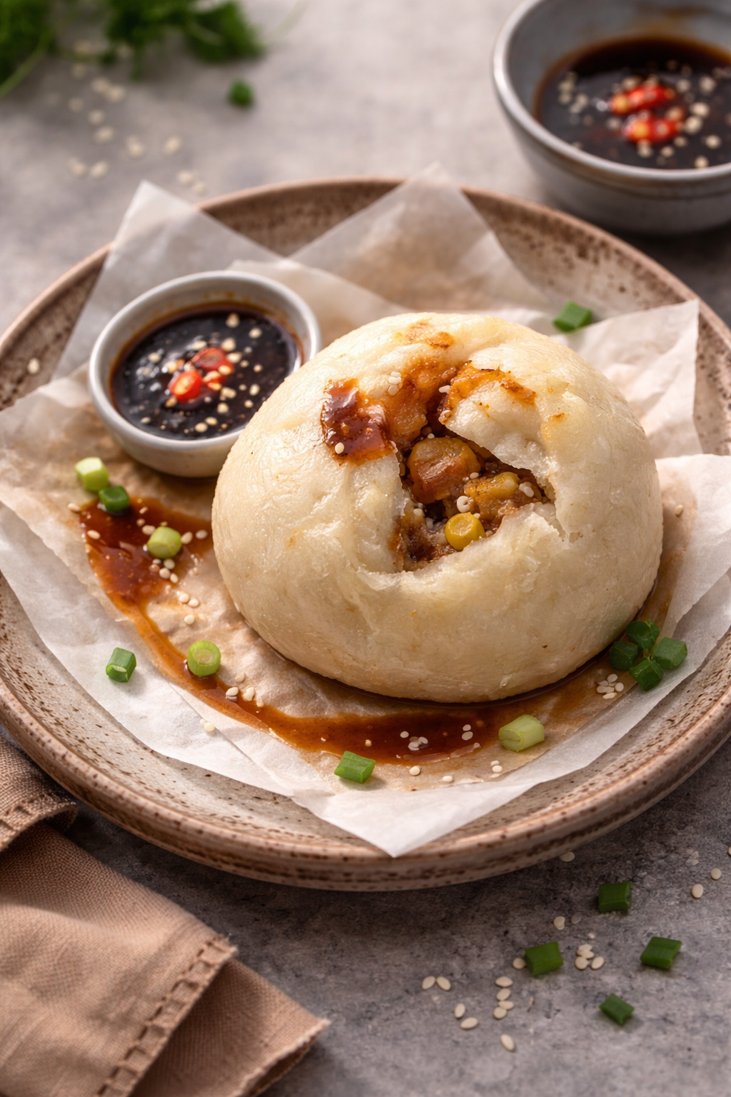 Soya Corn Bao Bun