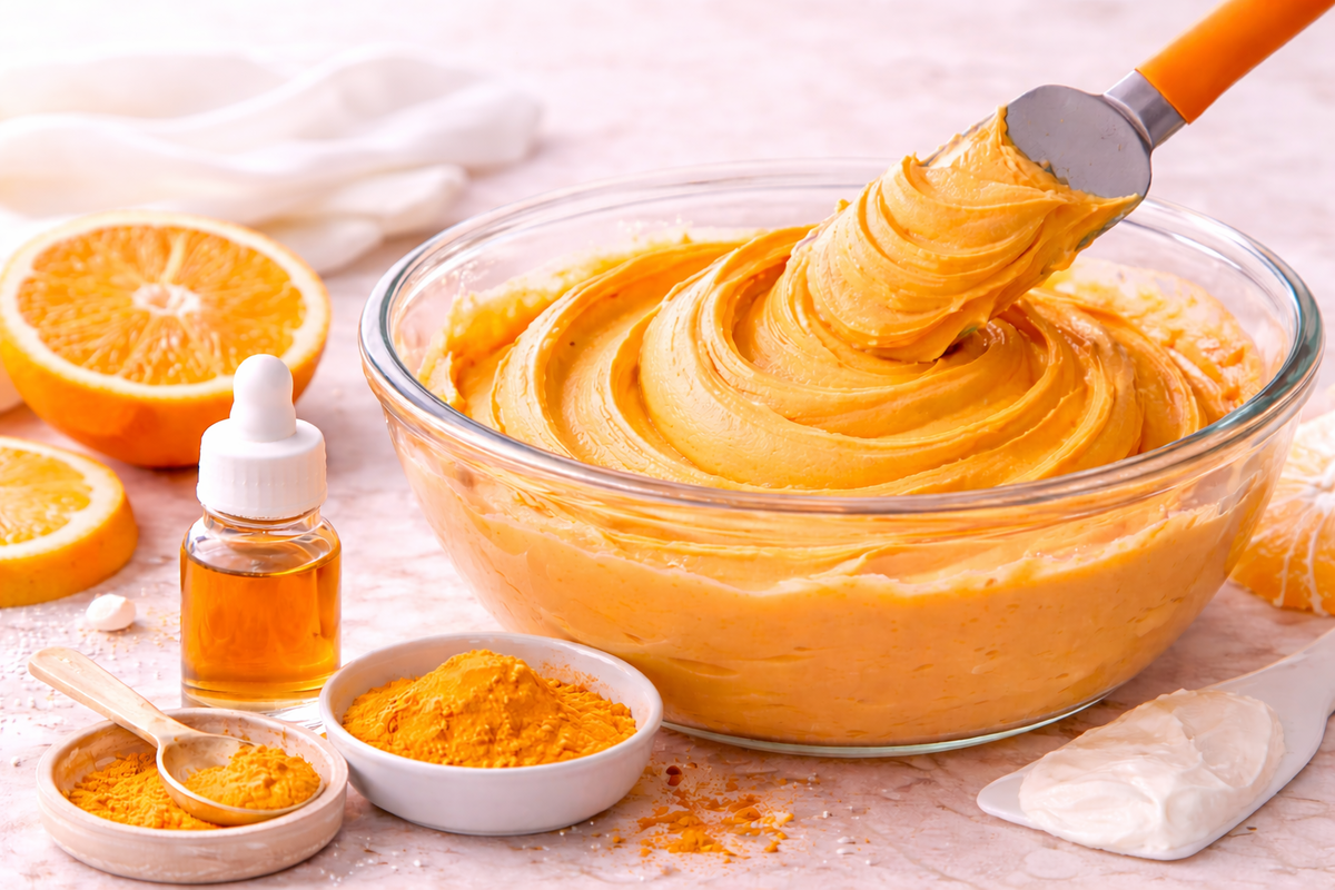 How to Make Bright Frosting with Natural Orange Coloring