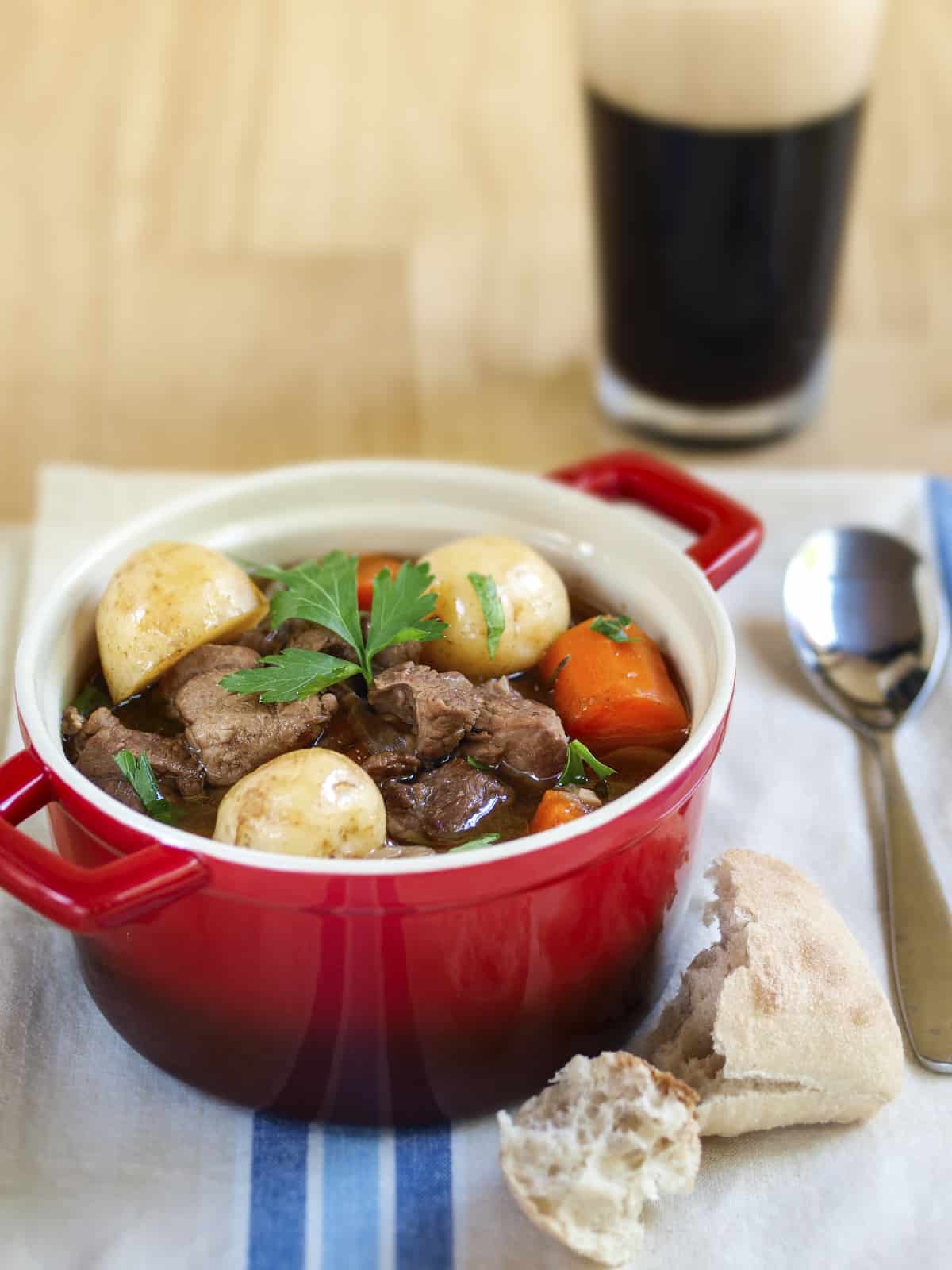 Slow Cooker Guinness Irish Beef Stew Recipe