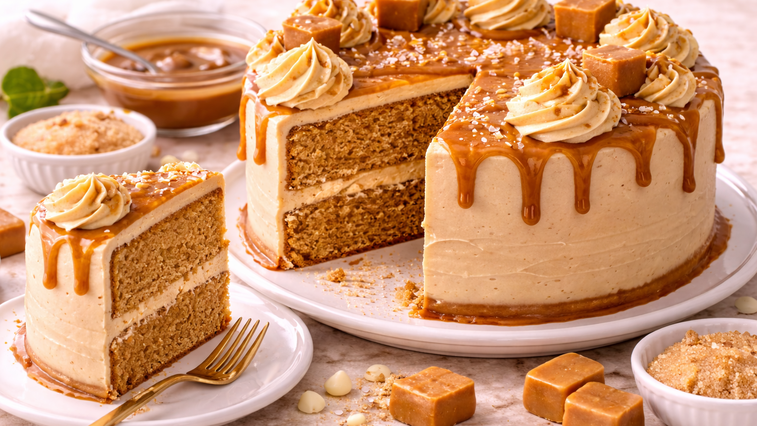 Caramel Cake Recipes Using Natural Brown Food Dye