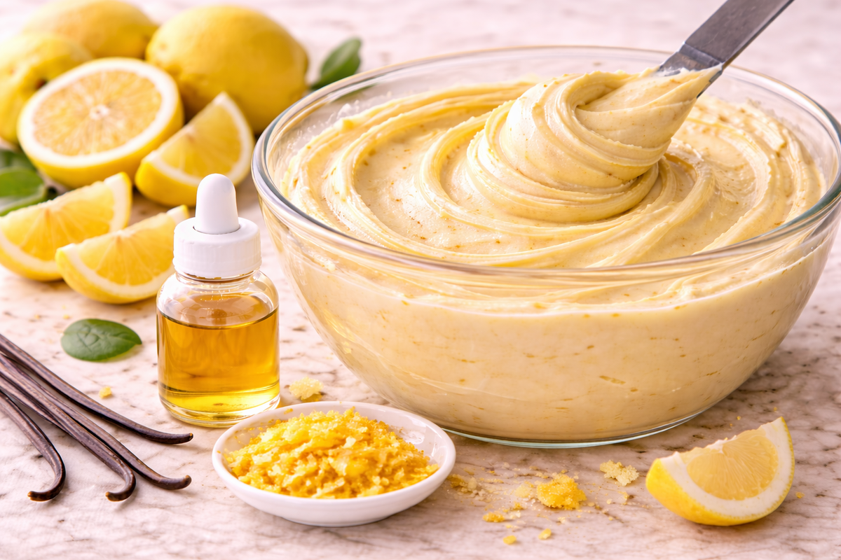 Zesty Lemon Buttercream with Oil Soluble Flavor