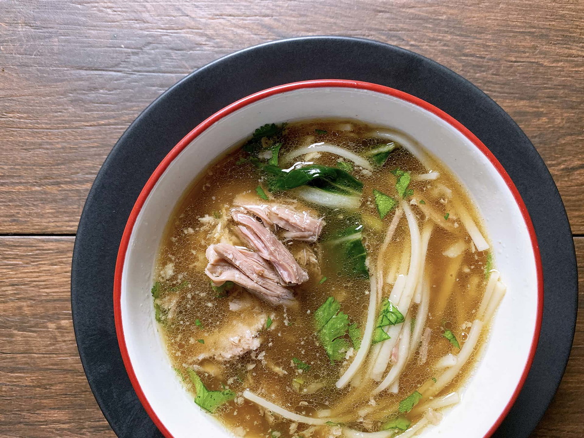 Slow Cooker Pork & Noodle Bowls