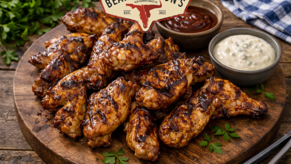 Spicy Grilled Chicken Wings with Fireshire Glaze