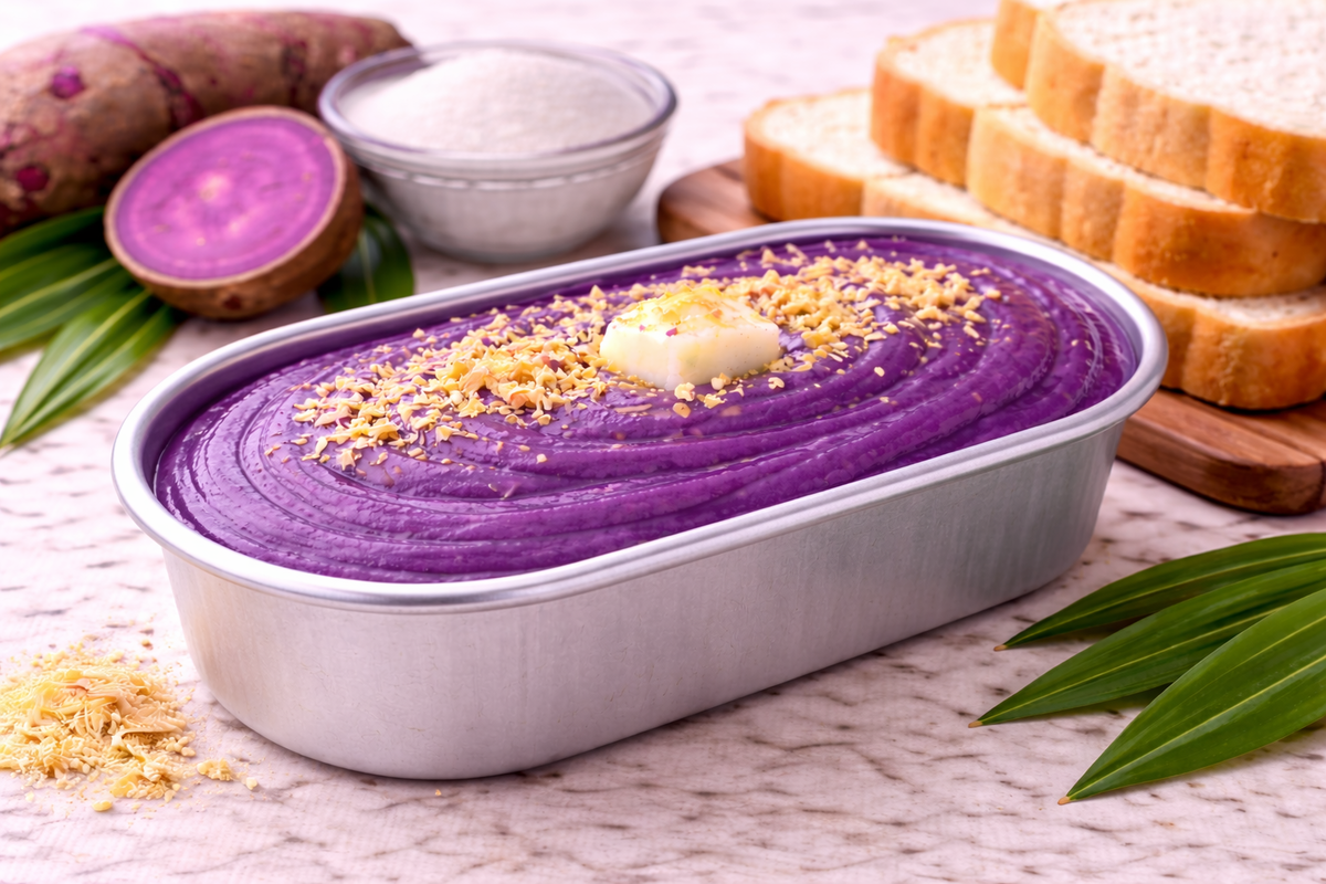Recipe for ube jam