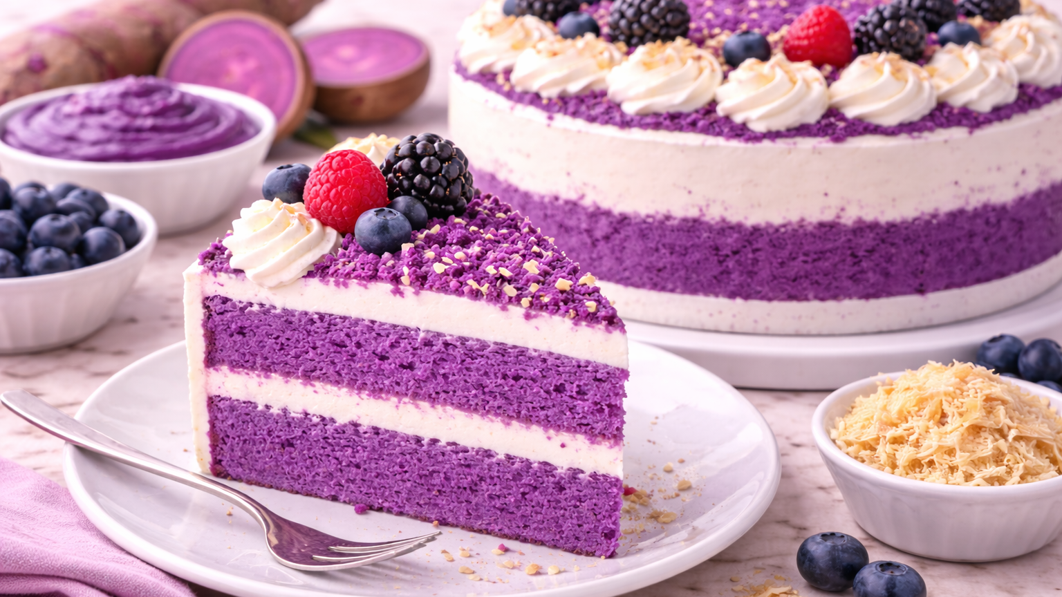 Ube Cakes Recipe
