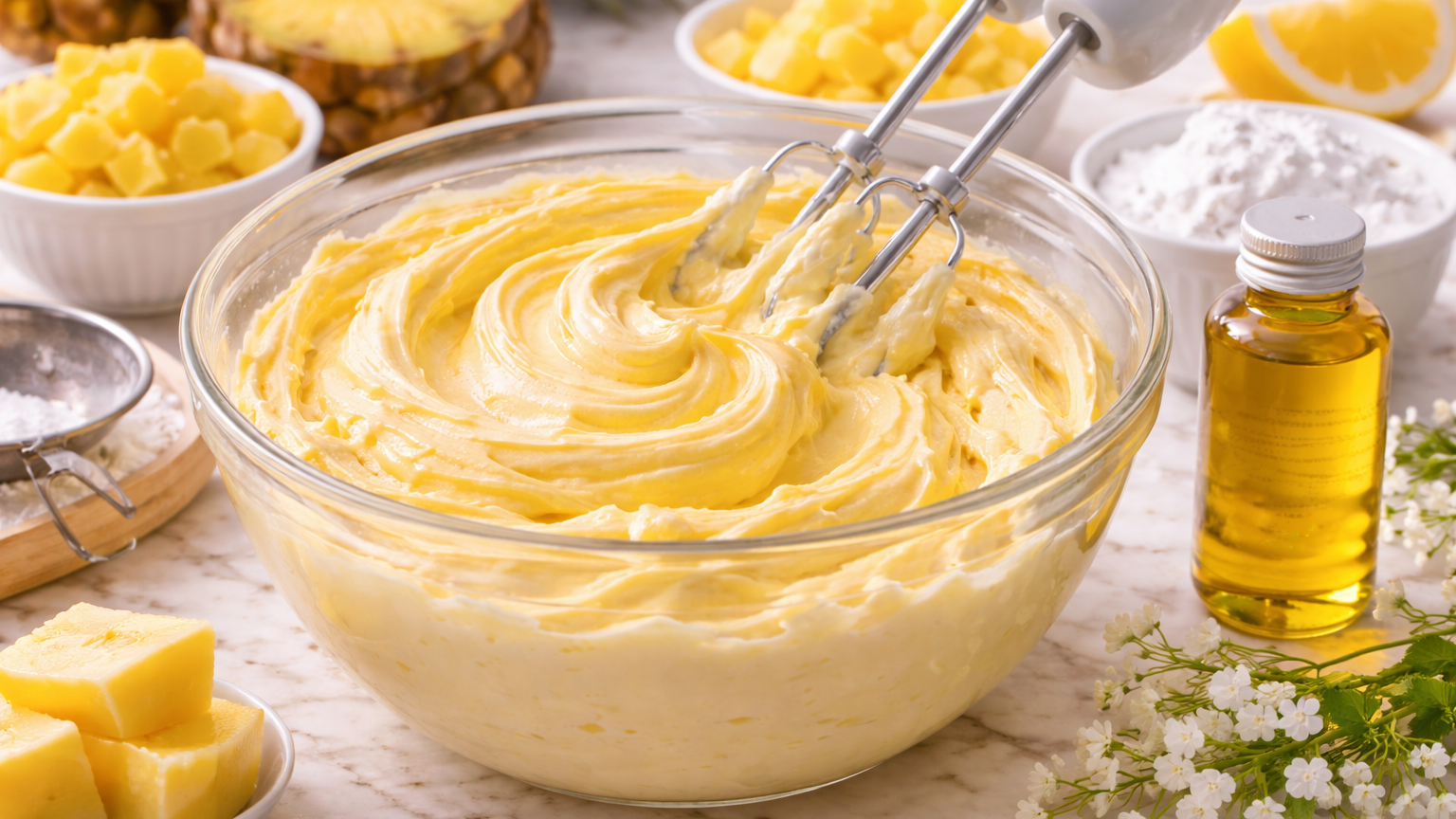 How to Make Pineapple Buttercream with Oil Soluble Flavor