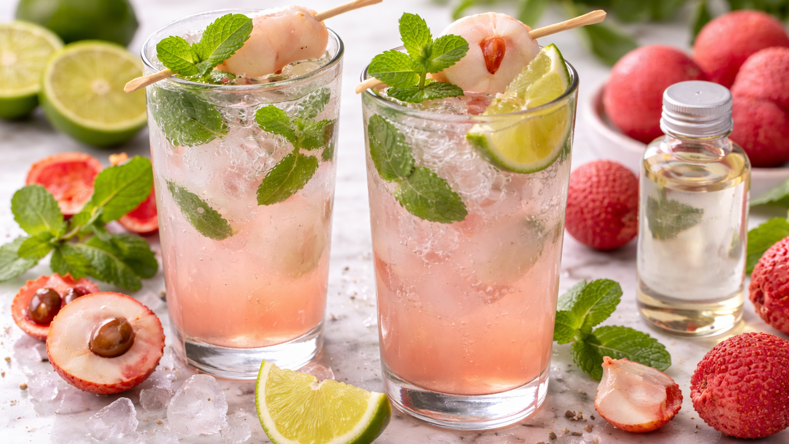 Refreshing Lychee Mojito Cocktail Recipe with Lychee Extract
