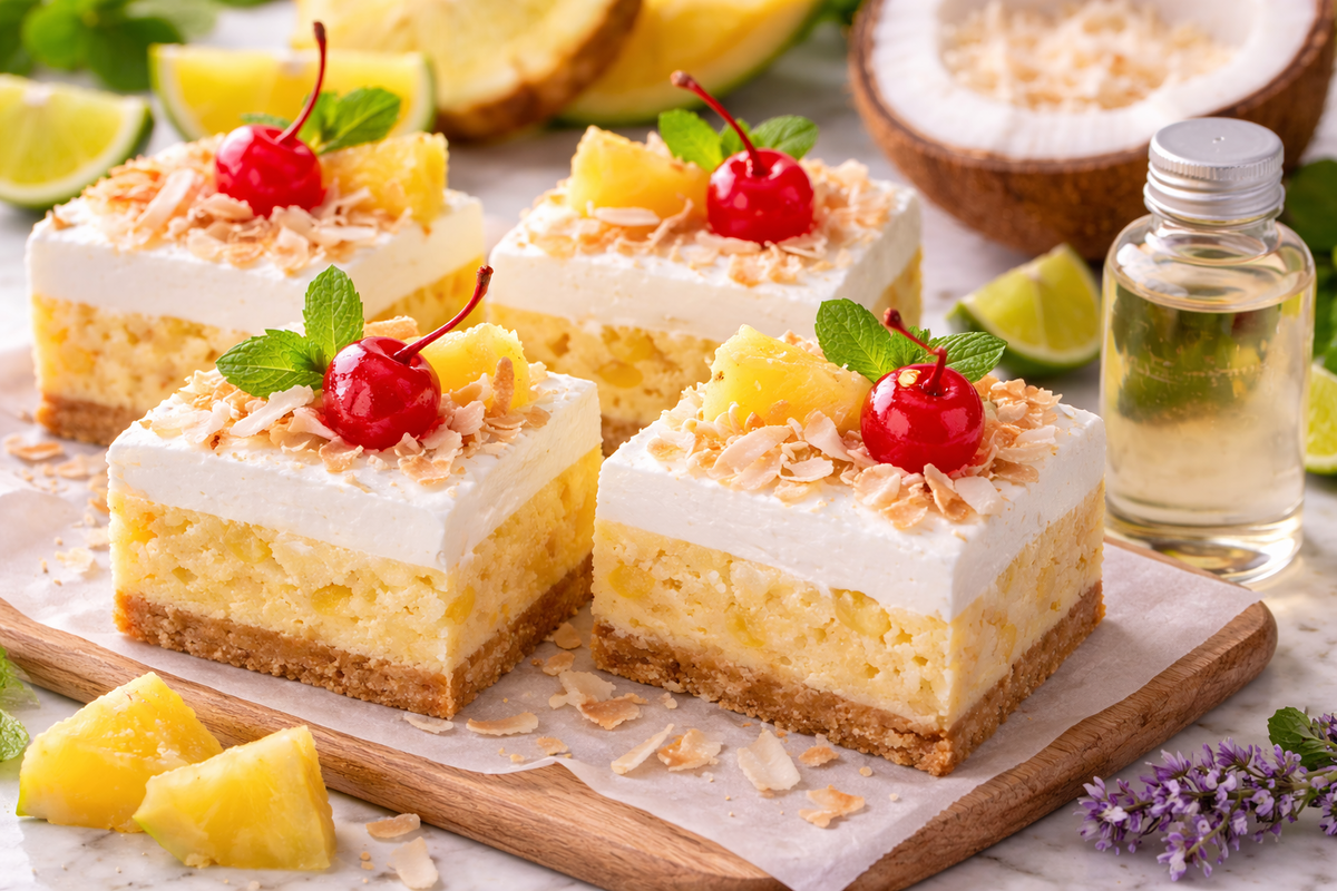 Island Shore Extract Piña Colada Cream Bars