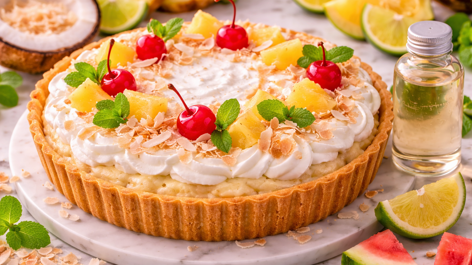 Island Shore Extract Tropical Pineapple Coconut Cream Pie