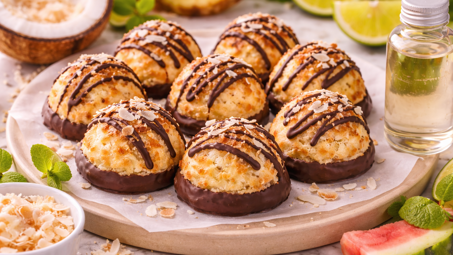 Tropical Island Shore Extract Coconut Macaroons