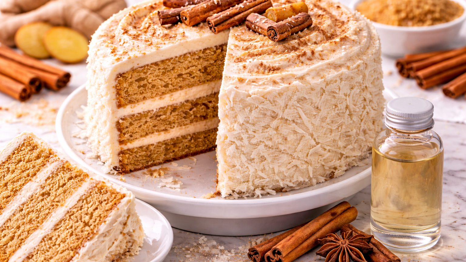 Ultimate Cinnamon Extract Spice Cake – Moist, Aromatic & Fluffy