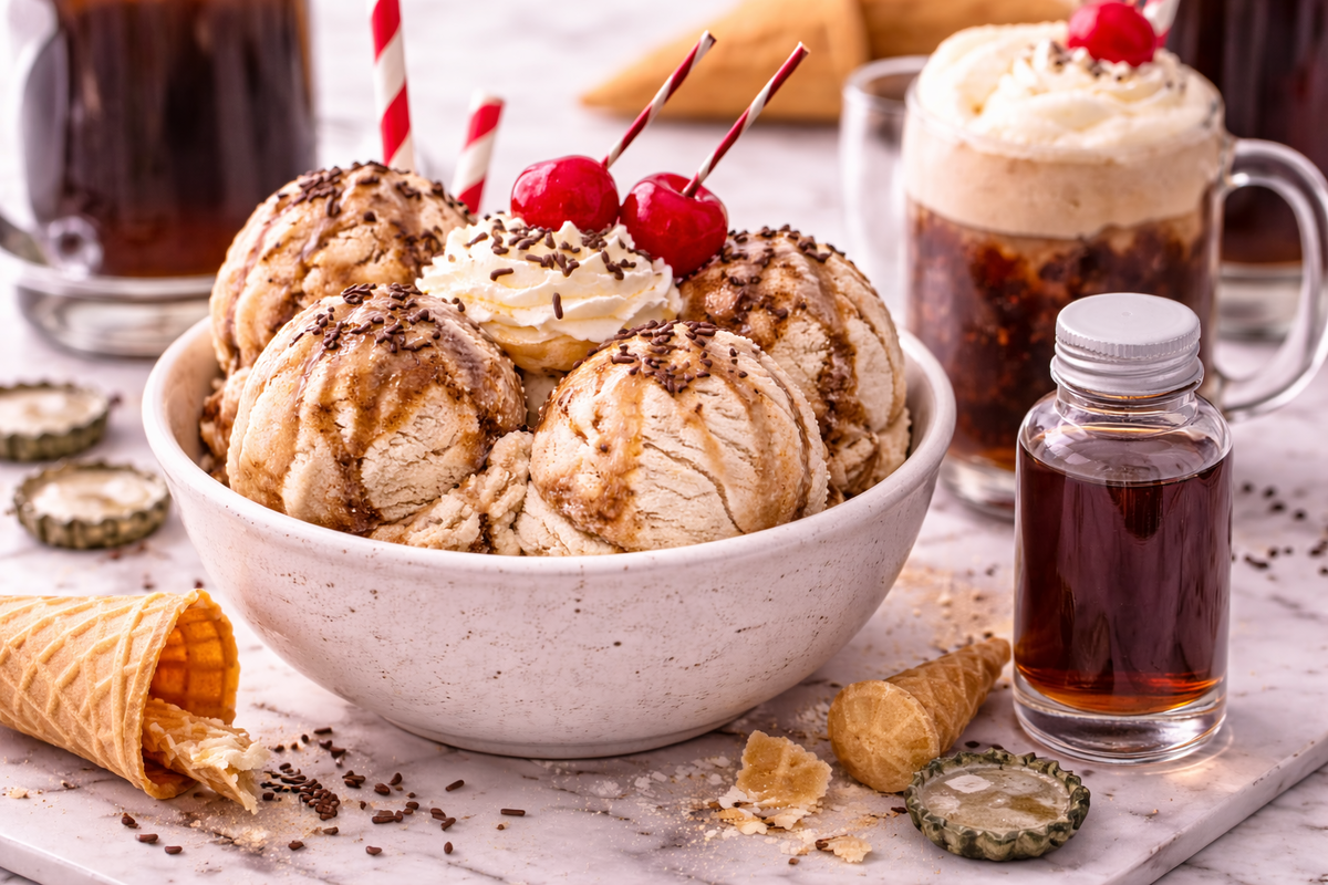 Root Beer Float Ice Cream: Creamy & Nostalgic Summer Dessert