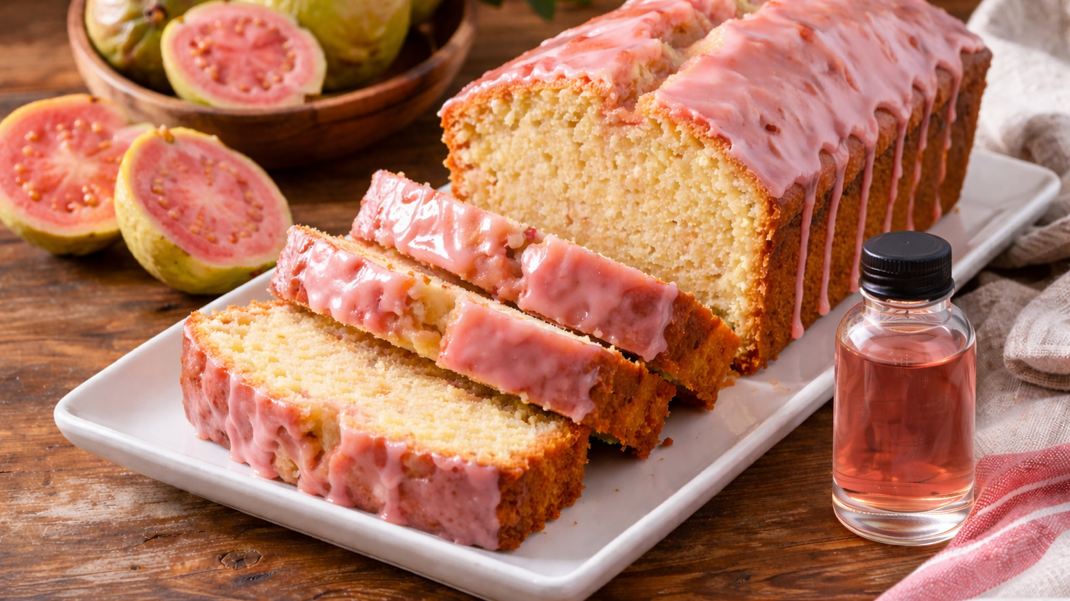 Best-Ever Guava Pound Cake (Made with Guava Flavor Extract)