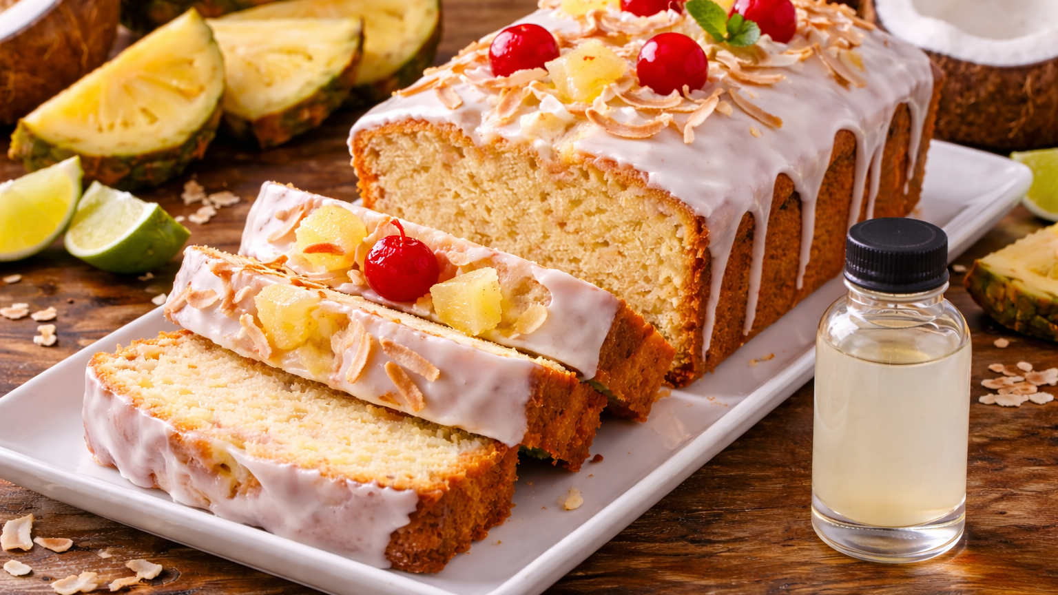Best Piña Colada Pound Cake with Flavor Extract