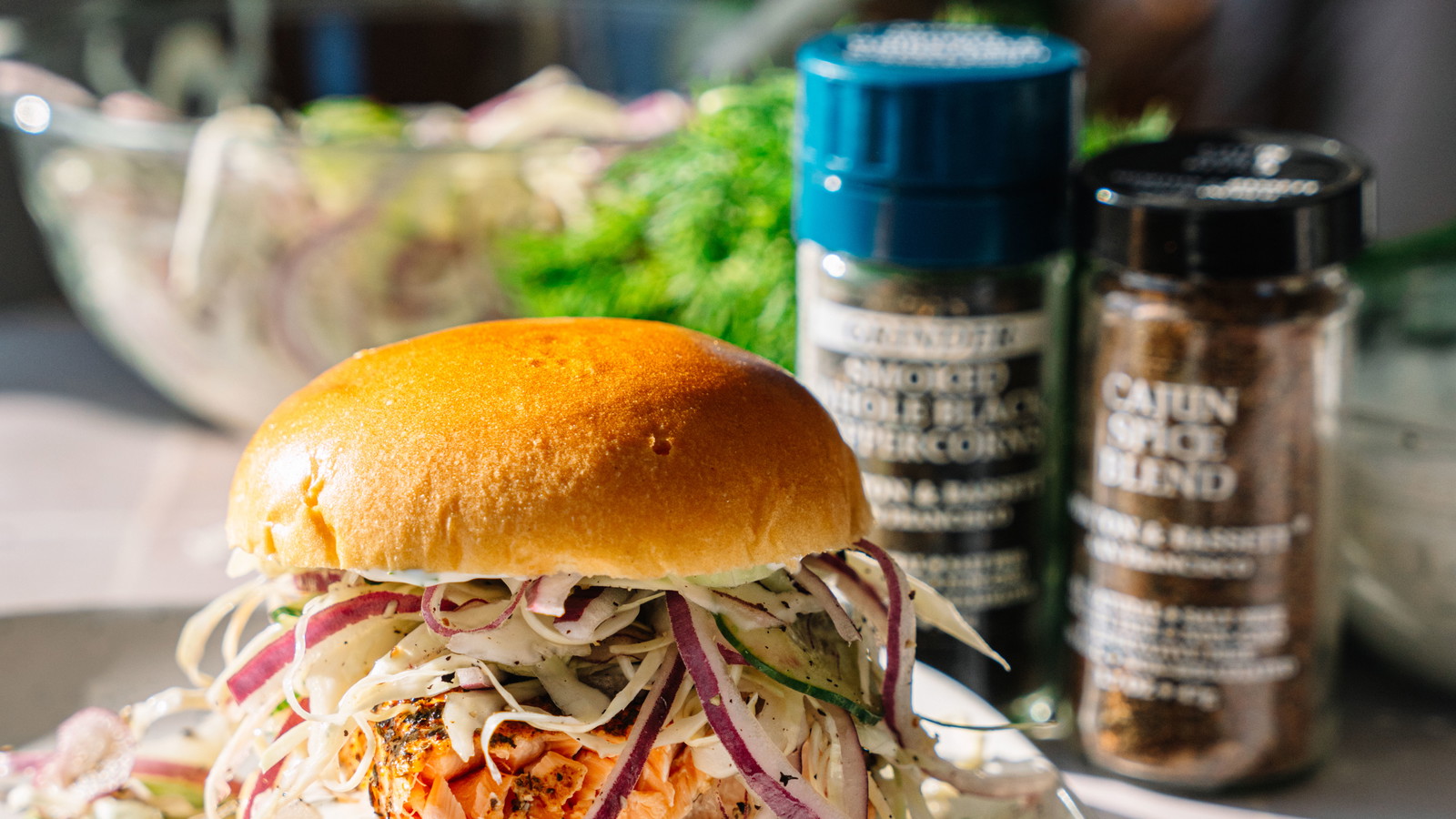 Image of Cajun Salmon Burger