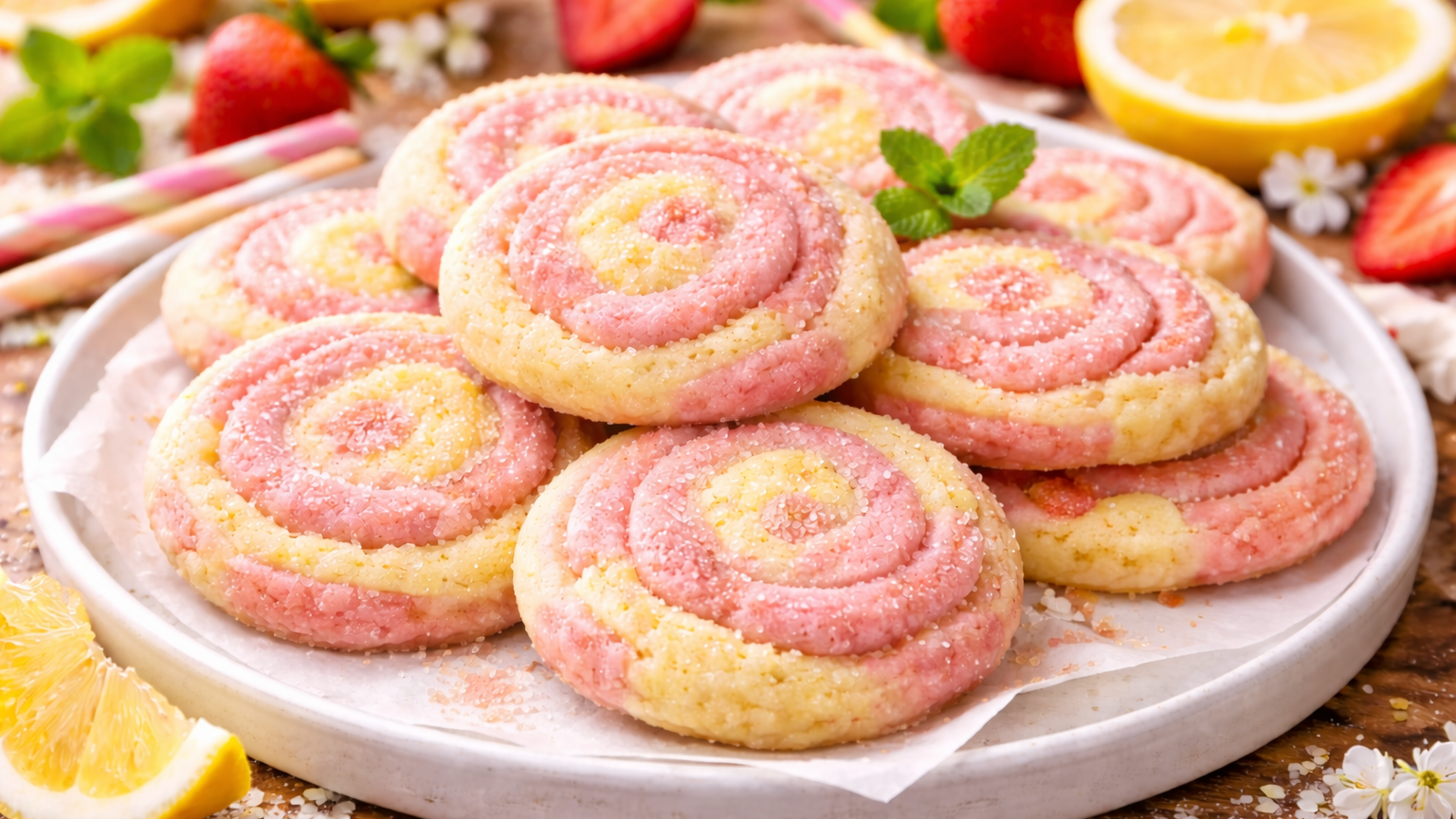 Pink Lemonade Swirl Sugar Cookies with Pink Lemonade Flavor Extract – Zesty Summer Delight