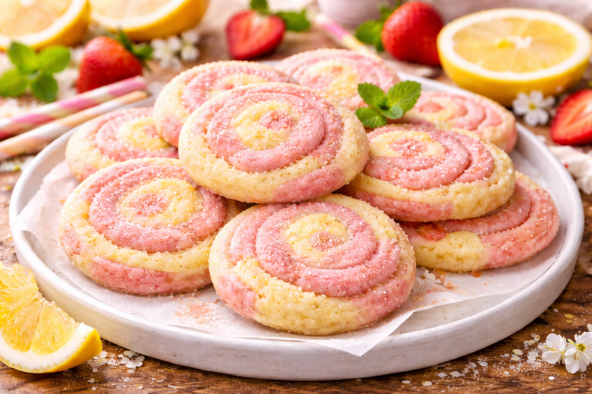 Pink Lemonade Swirl Sugar Cookies with Pink Lemonade Flavor Extract – Zesty Summer Delight