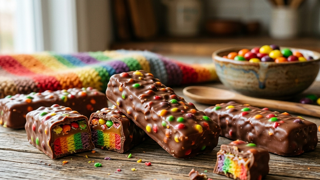 Rainbow Skittles Flavor Extract Candy Bars