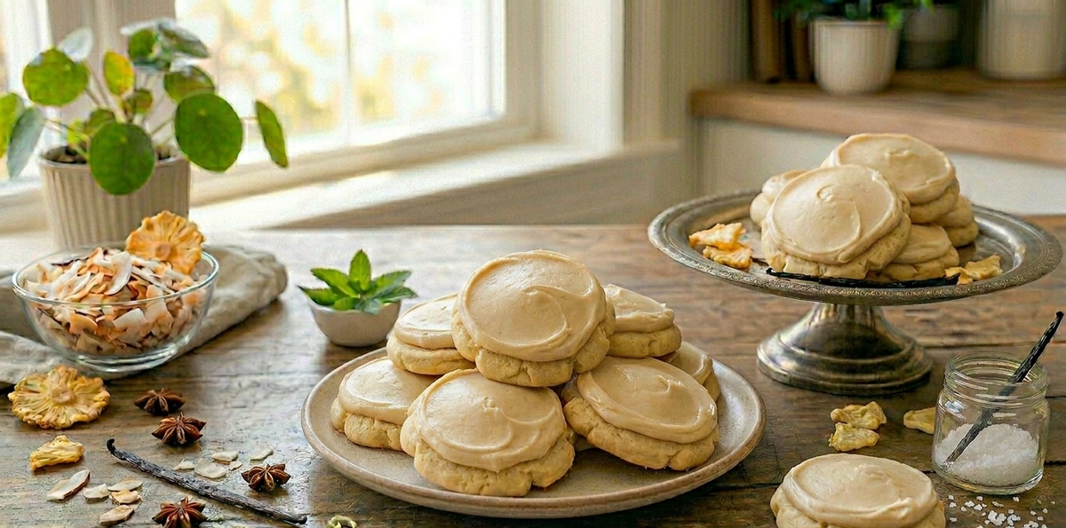 Vintage Cream Soda Extract Frosted Cookies – Buttery, Soft & Soda‑Infused