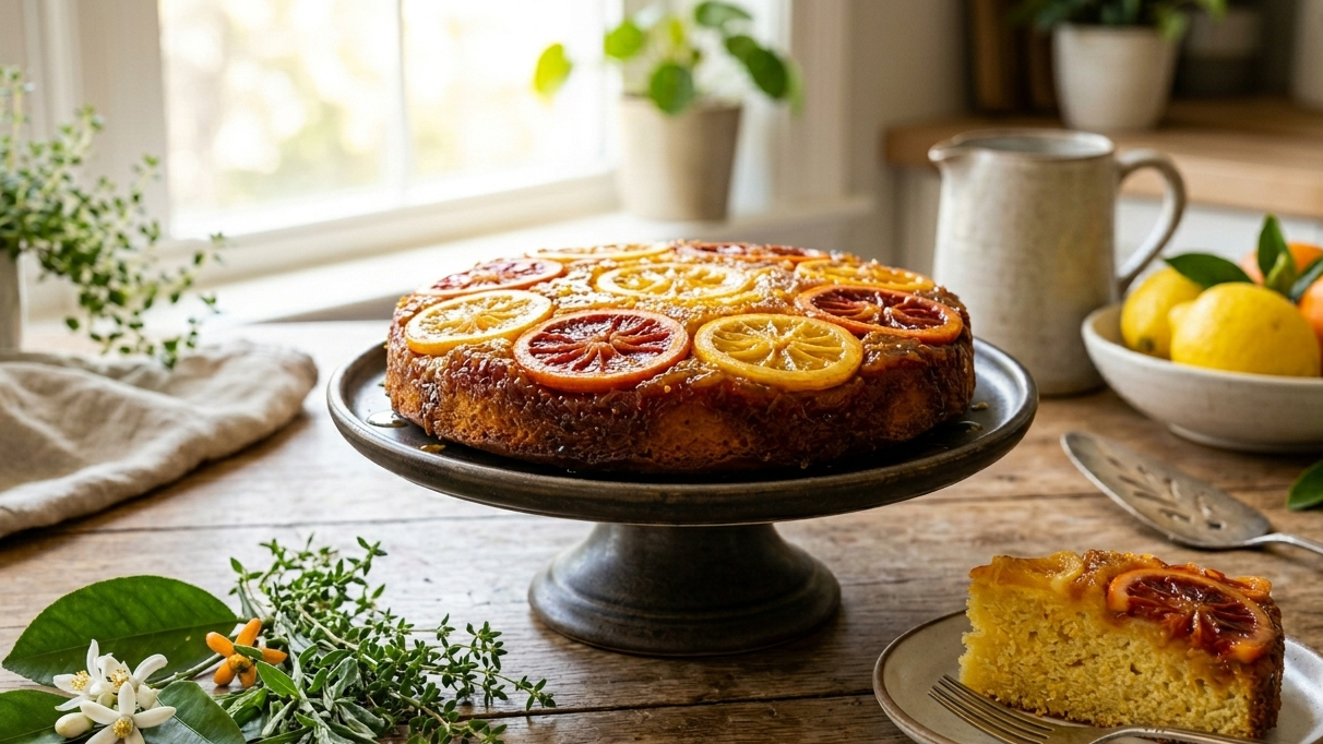 Citrus Flavor Boost Upside‑Down Cake with Citrus Flavor Intensifier Extract