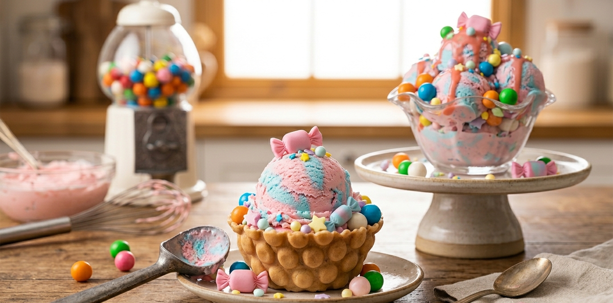 Ultimate Homemade Bubble Gum Ice Cream – No-Churn, Creamy & Colorful