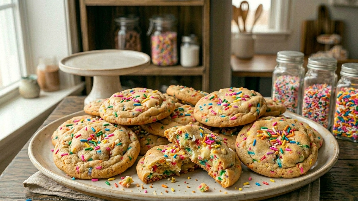 Best Birthday Cake Batter Cookies