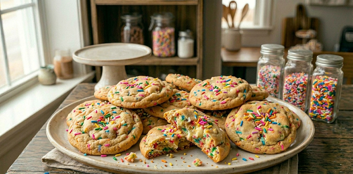Best Birthday Cake Batter Cookies