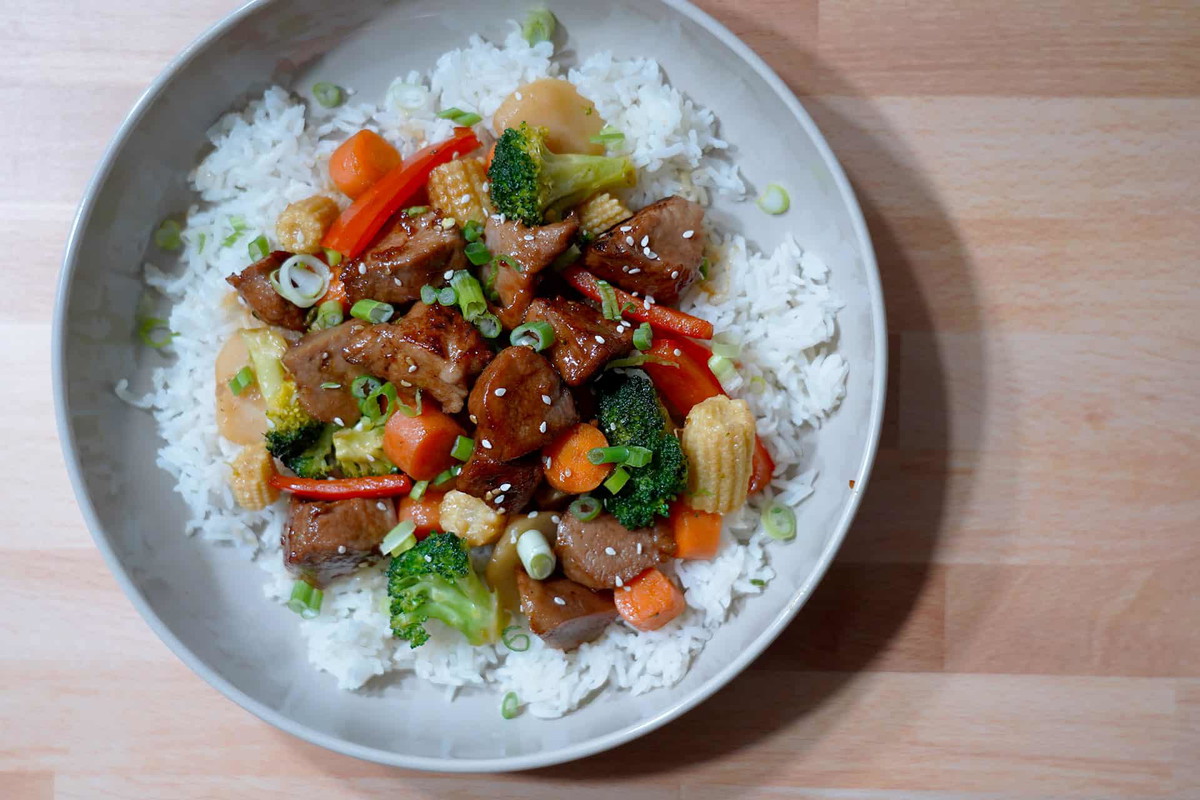 Stir Fry Teriyaki Pork Tenderloin