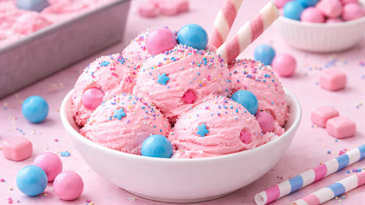 Homemade Bubblegum Ice Cream – Nostalgic & Creamy Delight