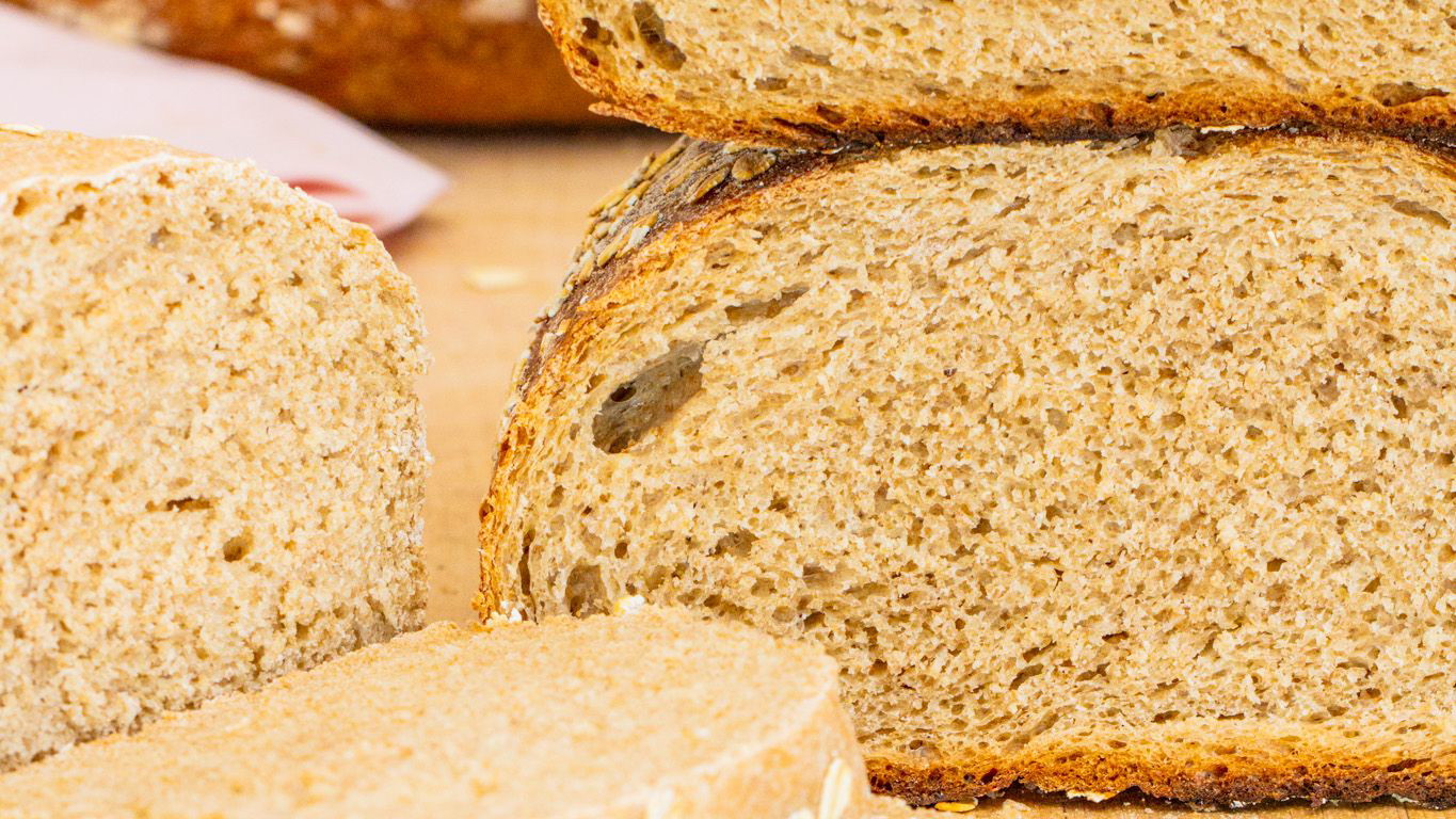 Sprouted Oat Sourdough Bread