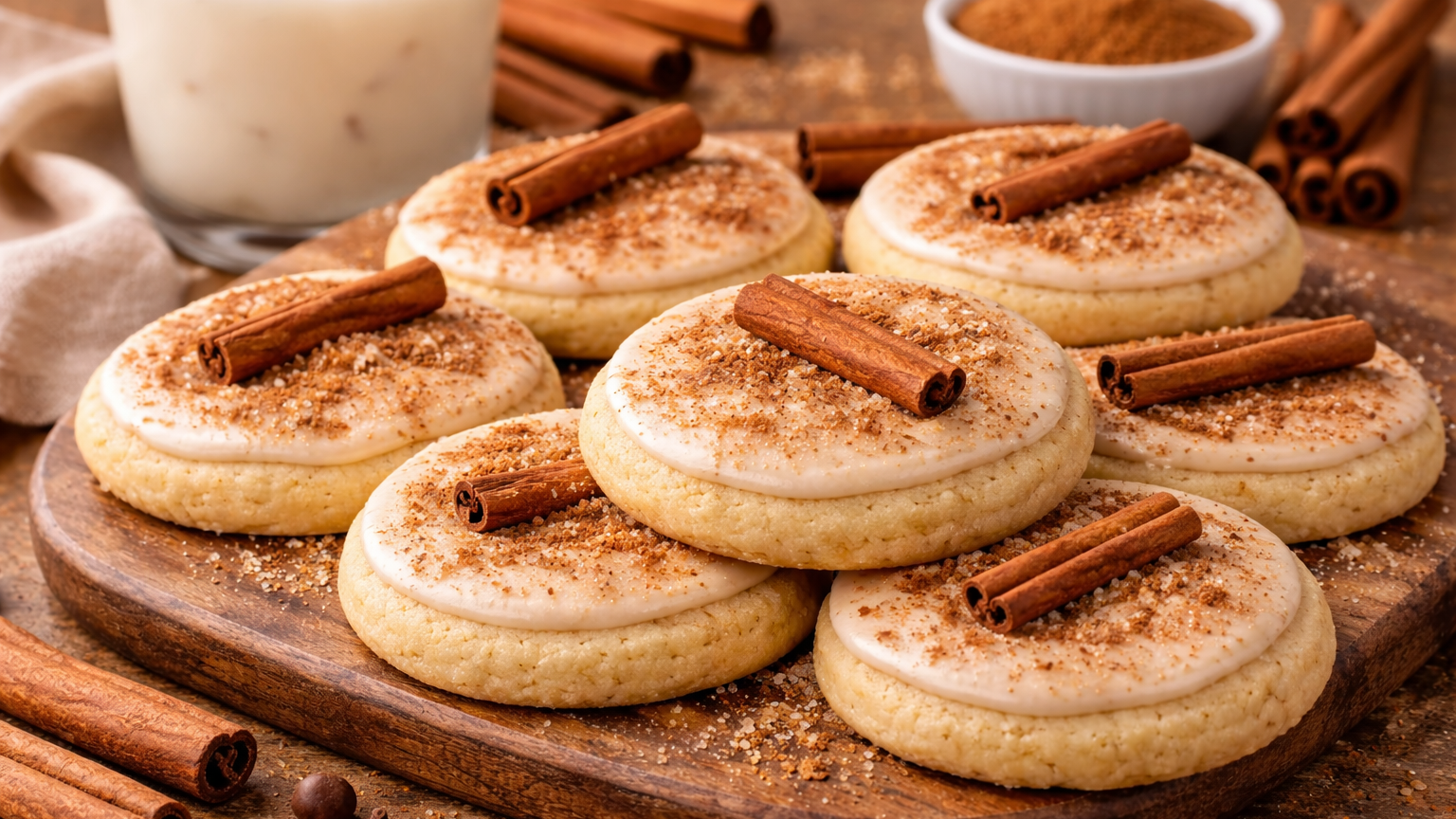 Soft & Spiced Horchata Extract Shortbread Sugar Cookies