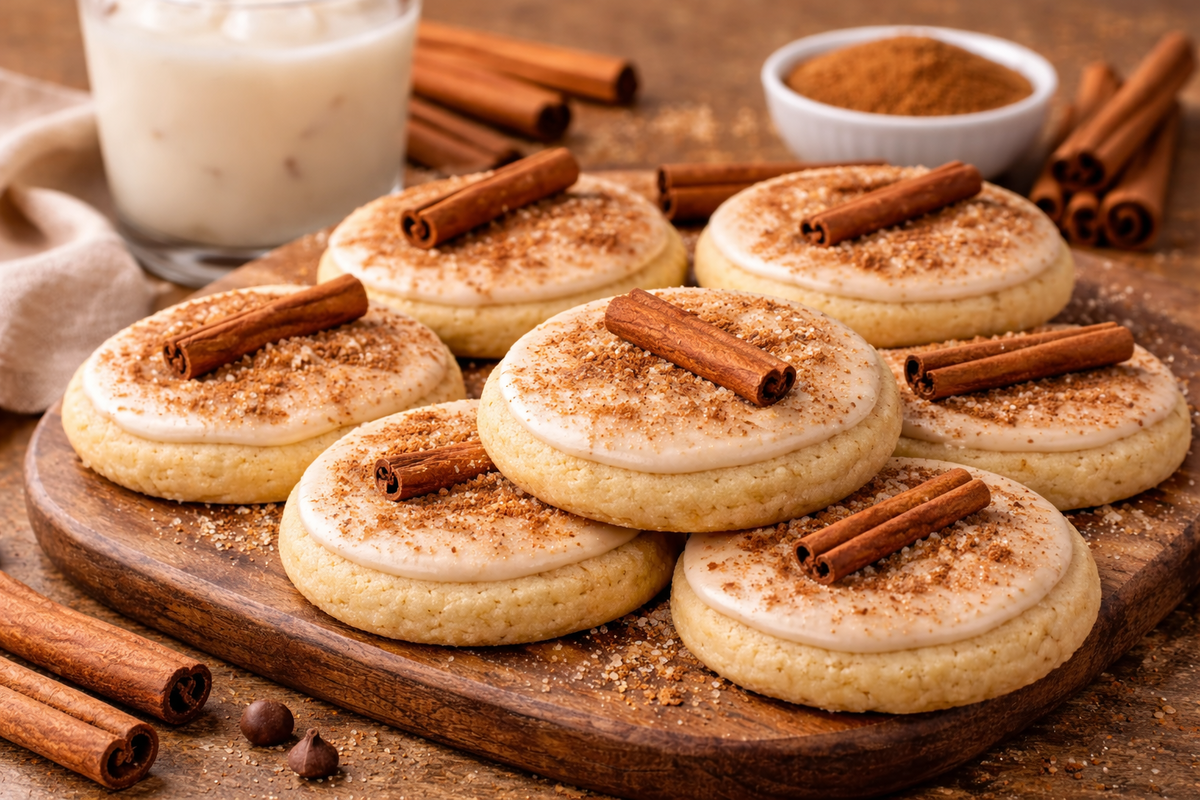 Soft & Spiced Horchata Extract Shortbread Sugar Cookies