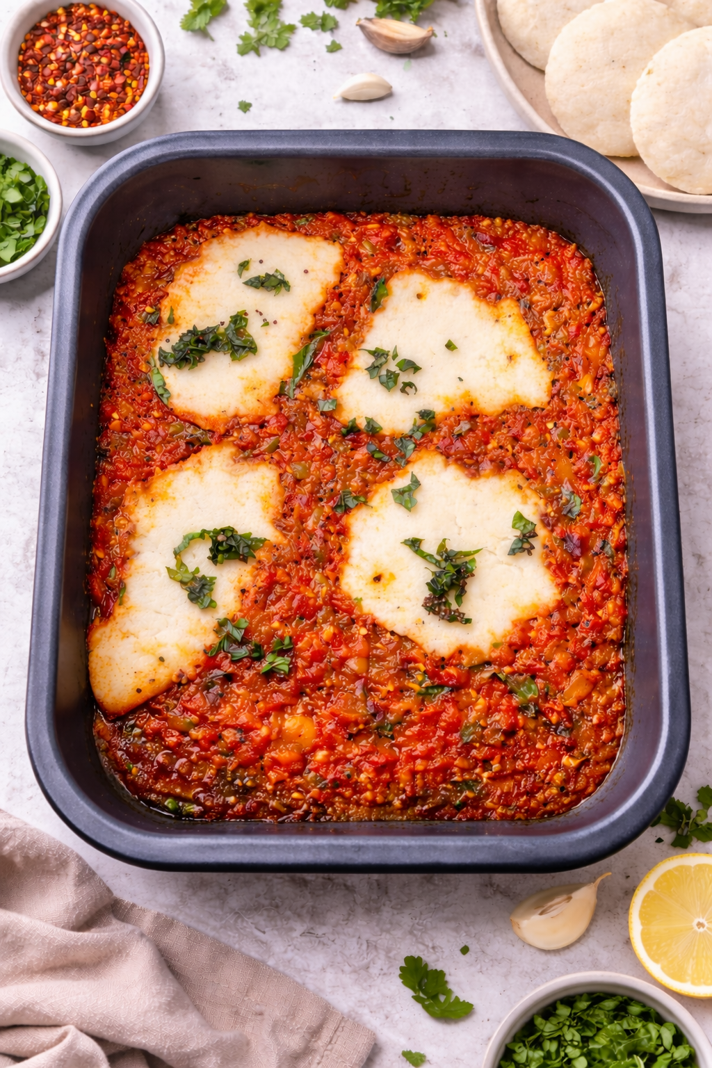 Idli Shakshuka