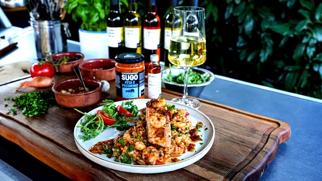 Image of Risotto mit Lachs & Garnelen