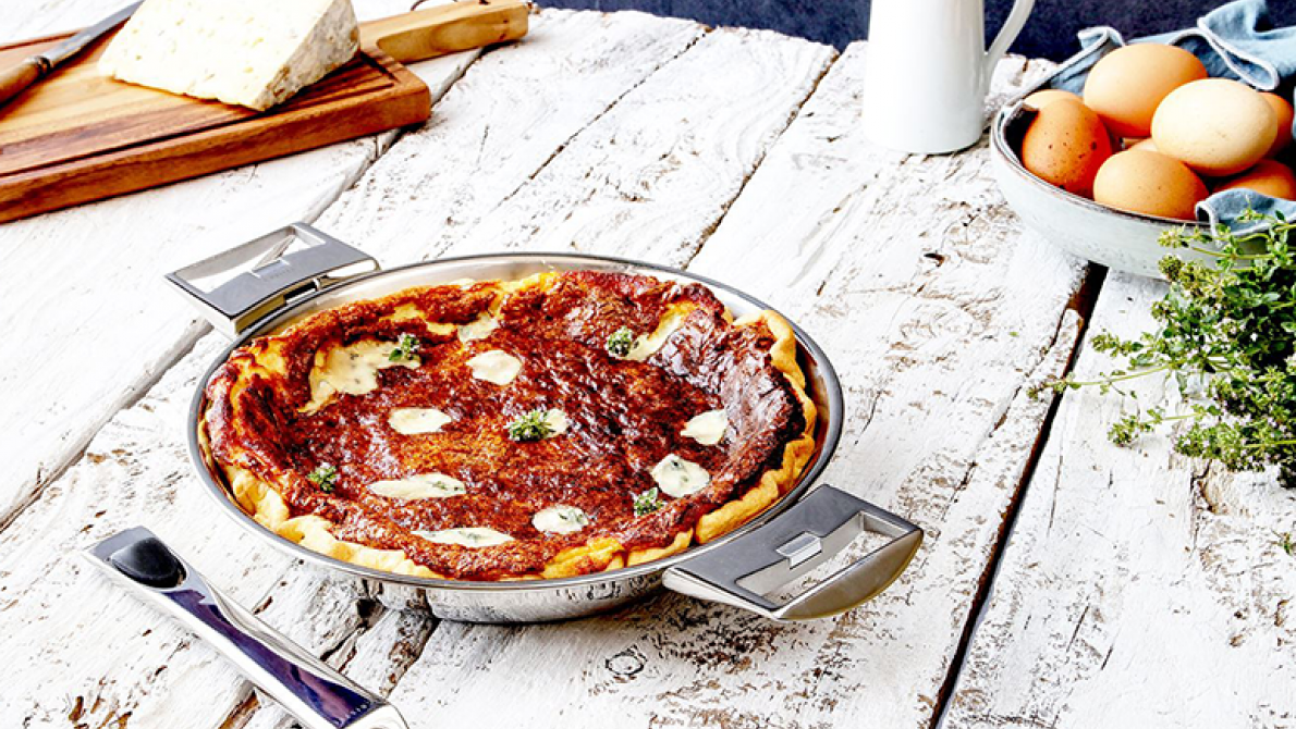 Image of Quiche de queso azul