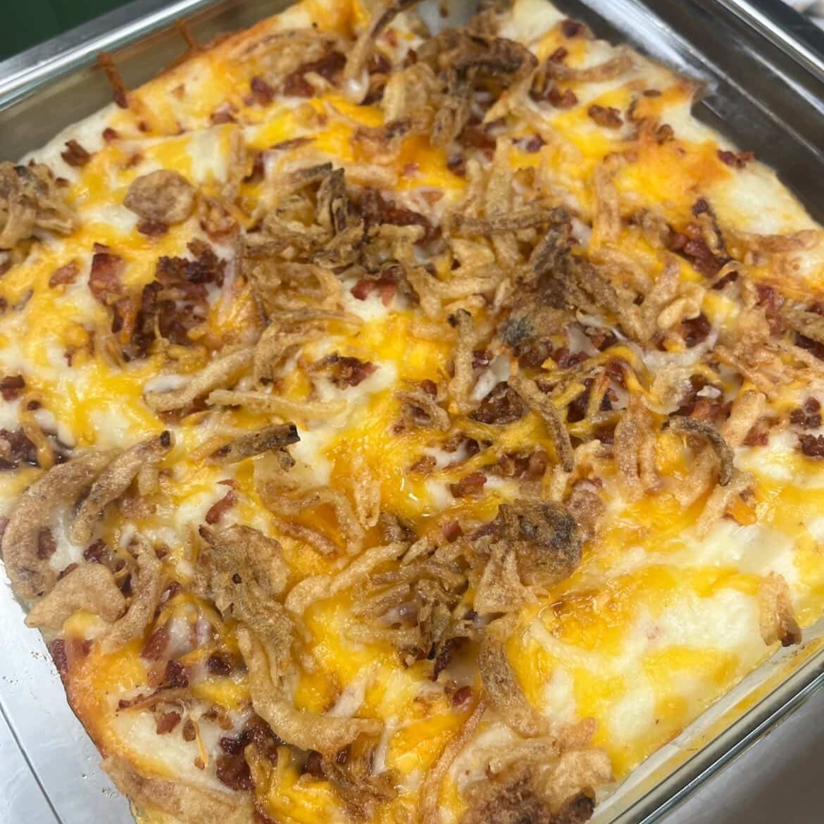 Cowboy Mashed Potato Casserole