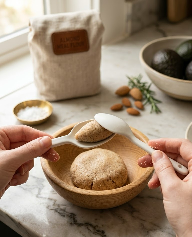 Image of Roll into small balls in the palm of your hands....