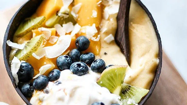 Image of Rockmelon Coconut Smoothie Bowl