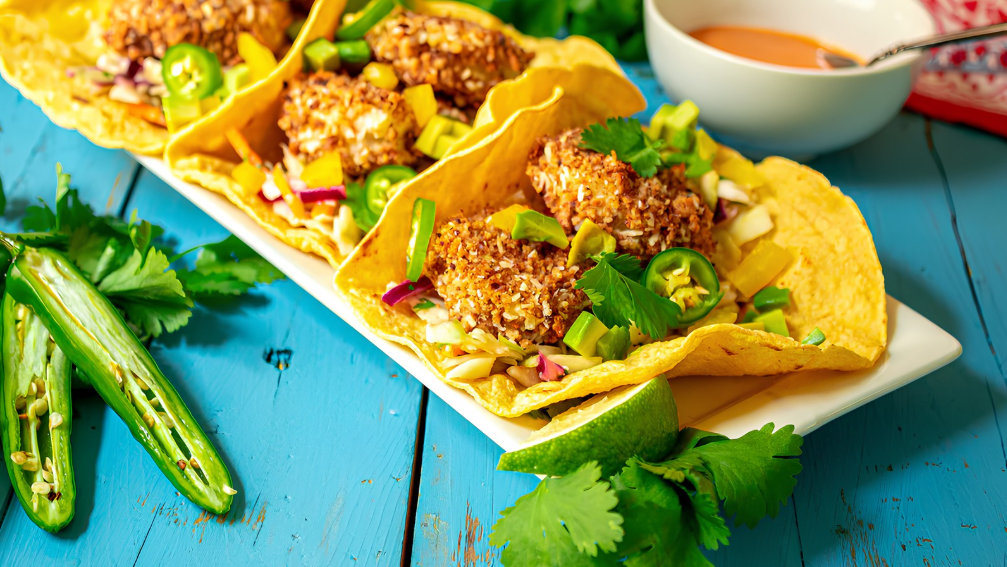 Image of Sweet and Spicy Shrimp Tacos