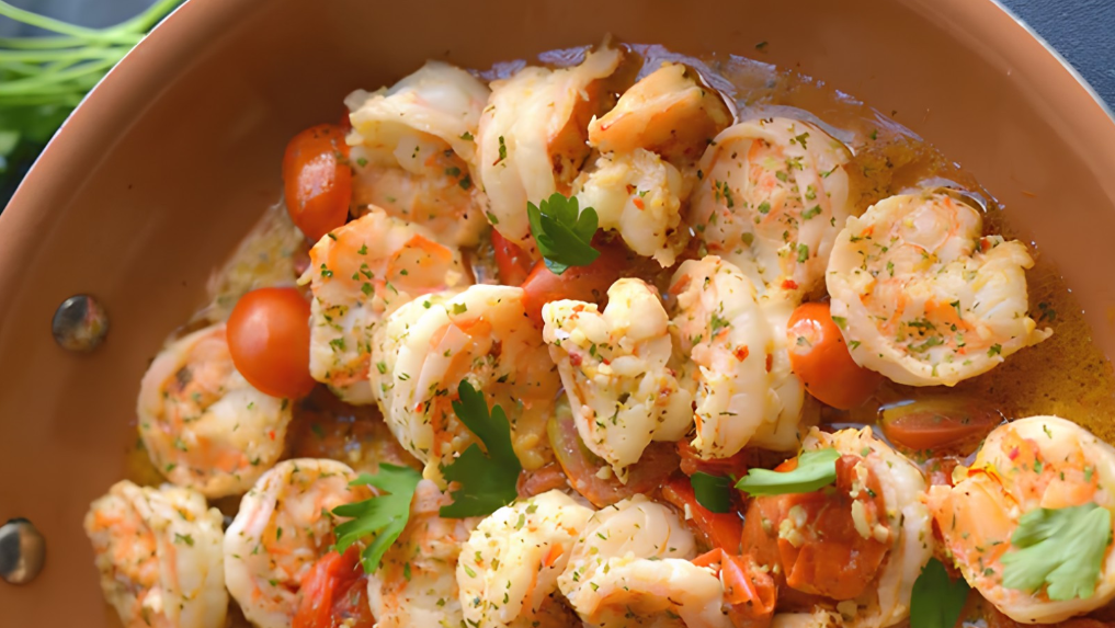 Image of Healthy Shrimp Scampi & Spaghetti Squash
